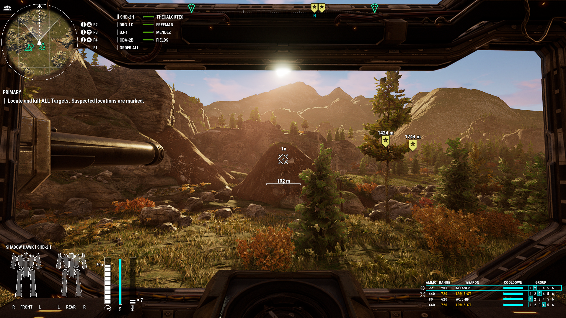 Screenshot from MechWarrior5